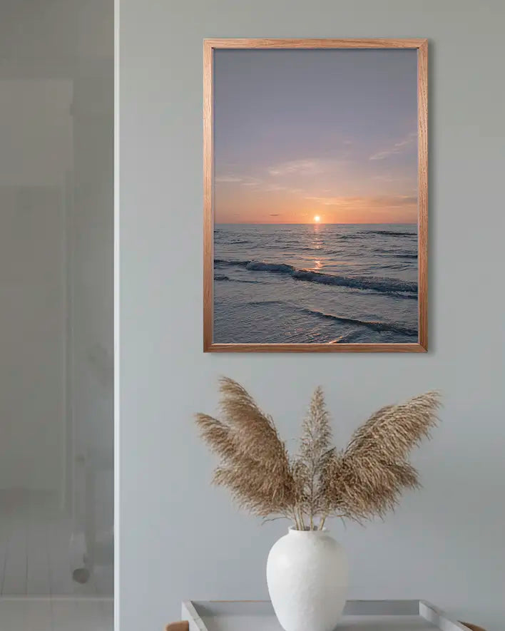 Abenddämmerung über dem Meer