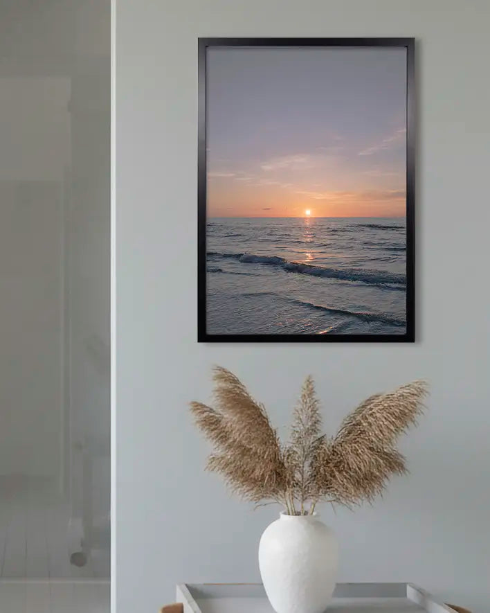 Abenddämmerung über dem Meer