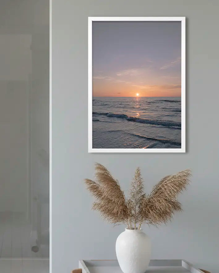 Abenddämmerung über dem Meer