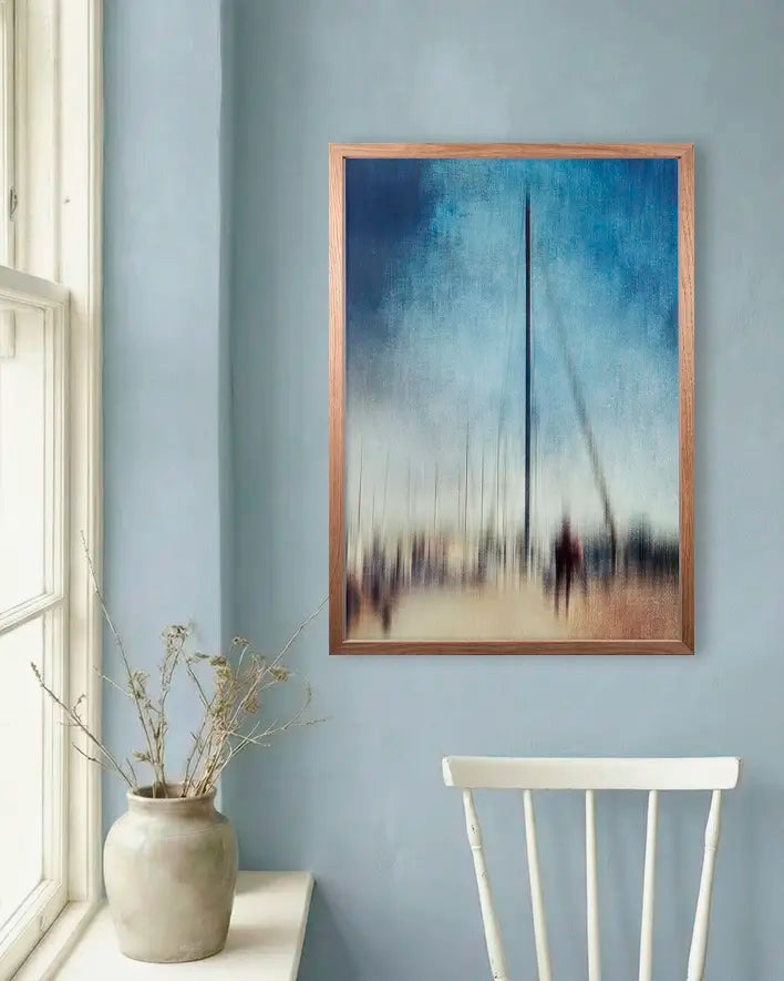 Alone at the harbour