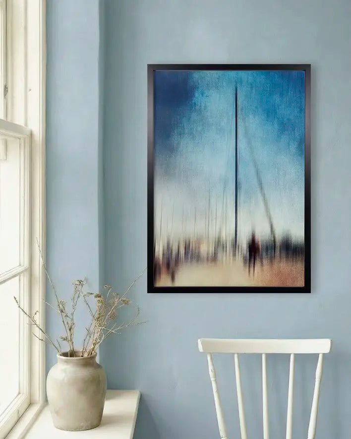 Alone at the harbour