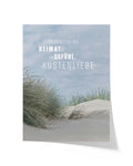 Heimatposter Küstenliebe