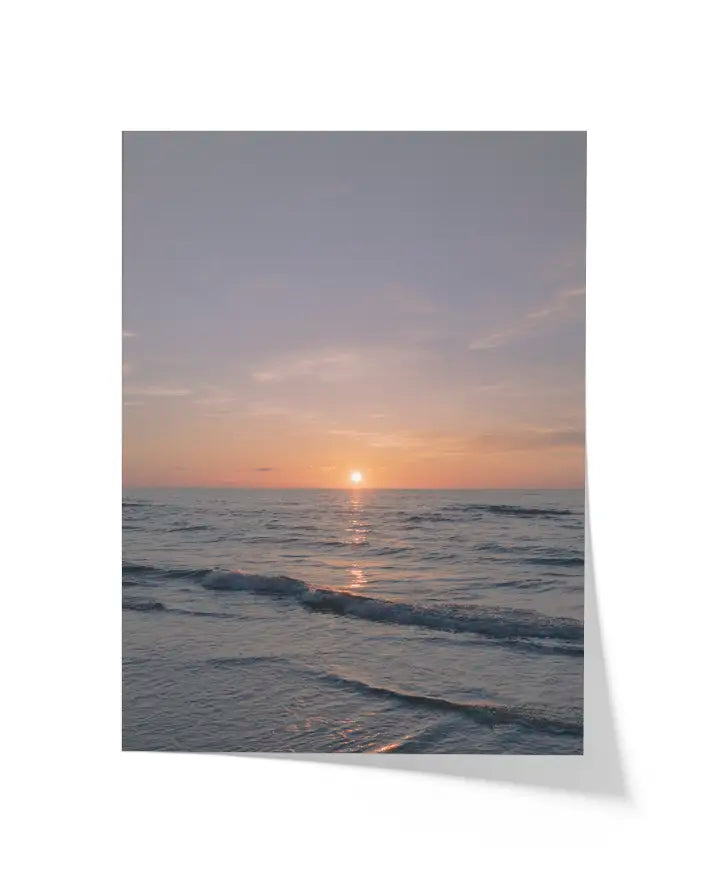 Abenddämmerung über dem Meer