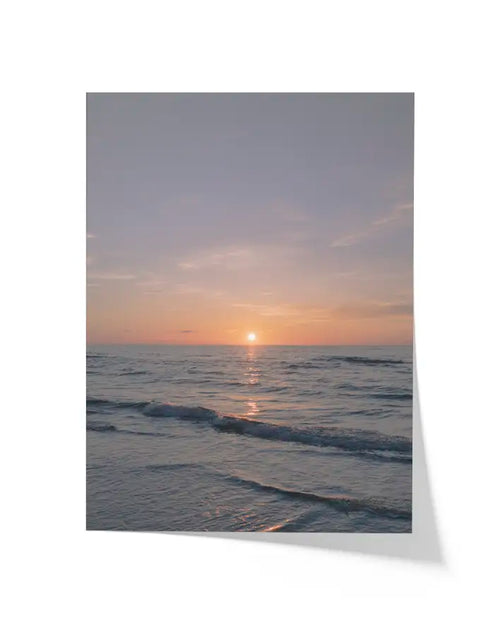 Abenddämmerung über dem Meer