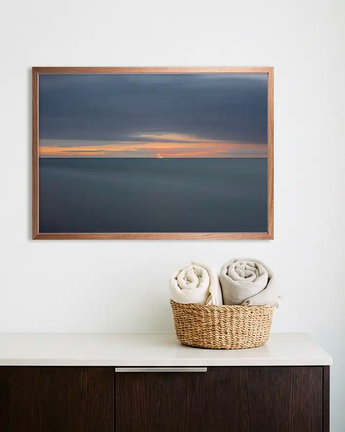 Abendhimmel über dem Meer