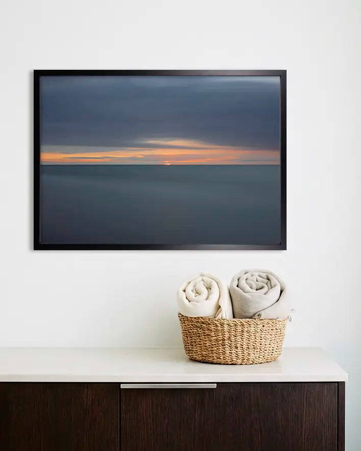 Abendhimmel über dem Meer