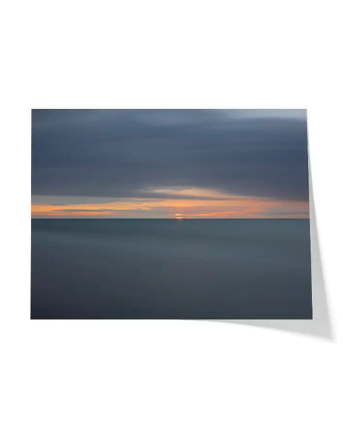 Abendhimmel über dem Meer