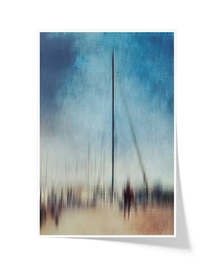 Alone at the harbour