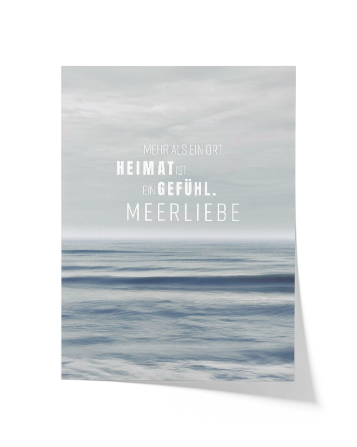 Heimatposter Meerliebe
