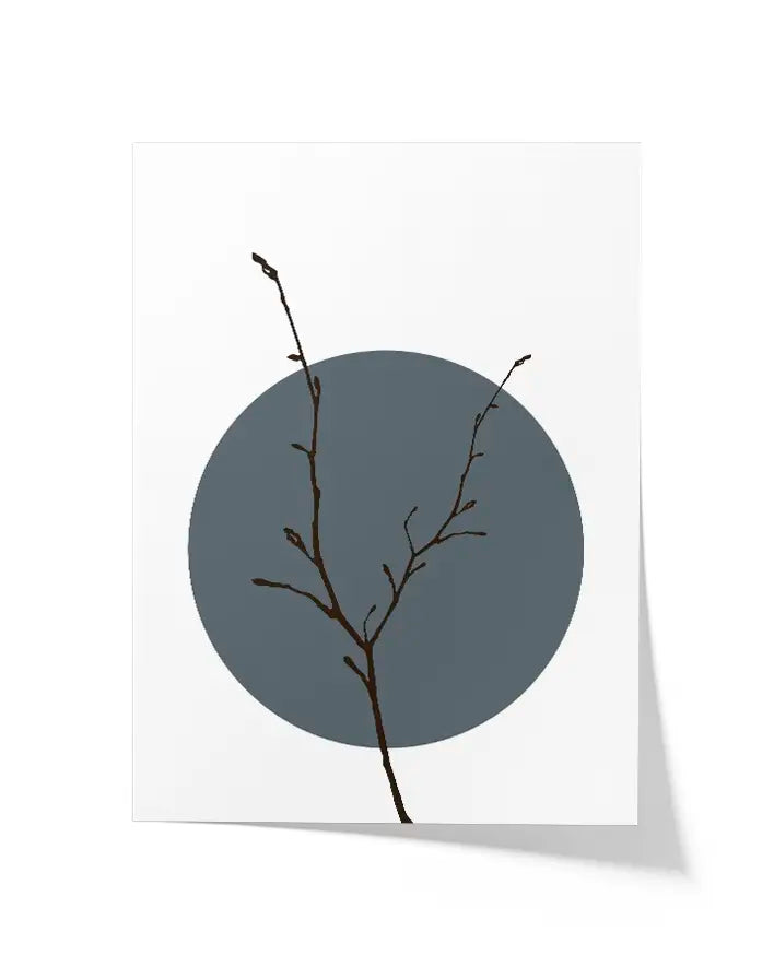 Japandi Tree | greyblue