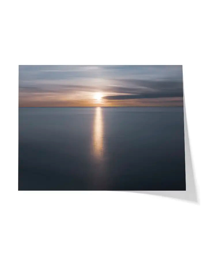 Sonnenkegel auf dem Meer