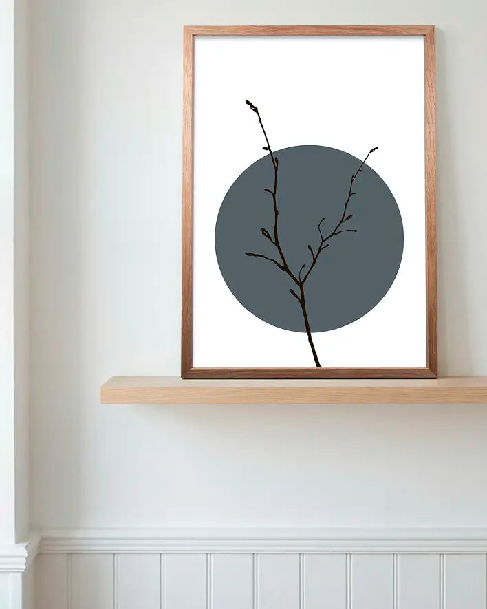 Japandi Tree | greyblue