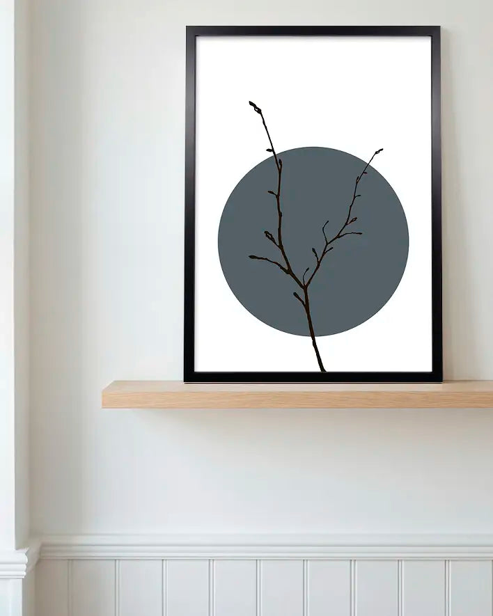 Japandi Tree | greyblue