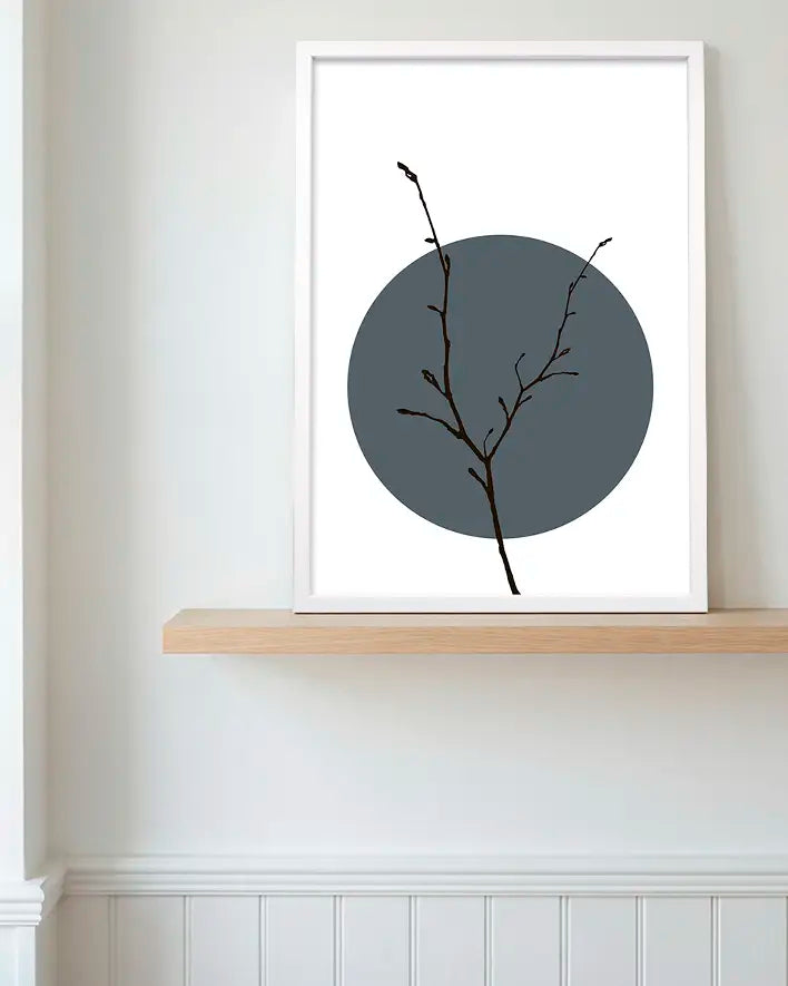 Japandi Tree | greyblue