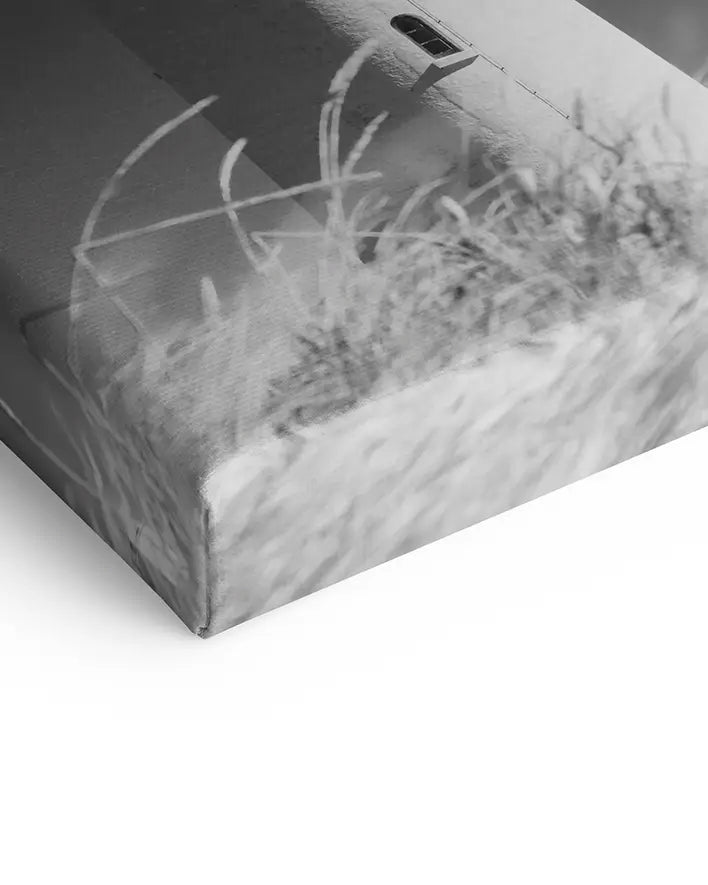 Leuchtturm in Schwarz-Weiß