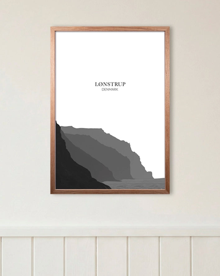 Lønstrup Klippen No. 1 | Schwarz-Weiß