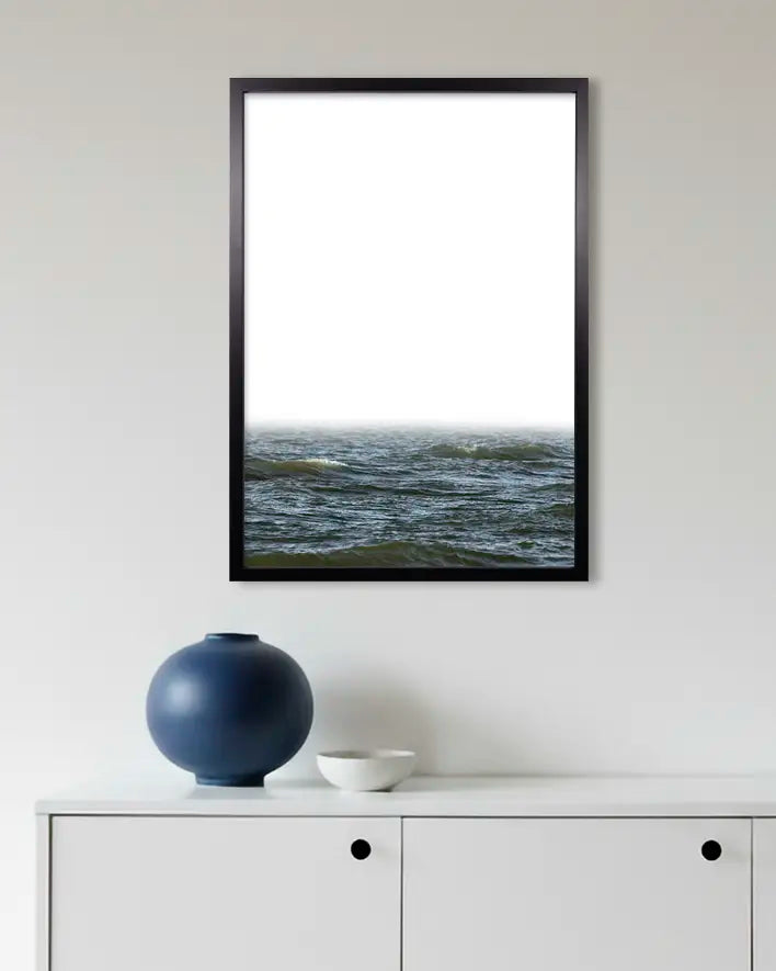 Nebel über dem Meer