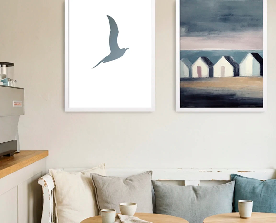 Nordisch inspirierte Wandbilder ür Projekte in Hotels, Büros und Arztpraxen.