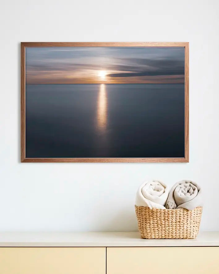 Sonnenkegel auf dem Meer