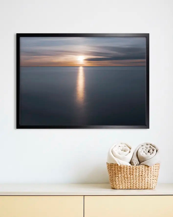 Sonnenkegel auf dem Meer