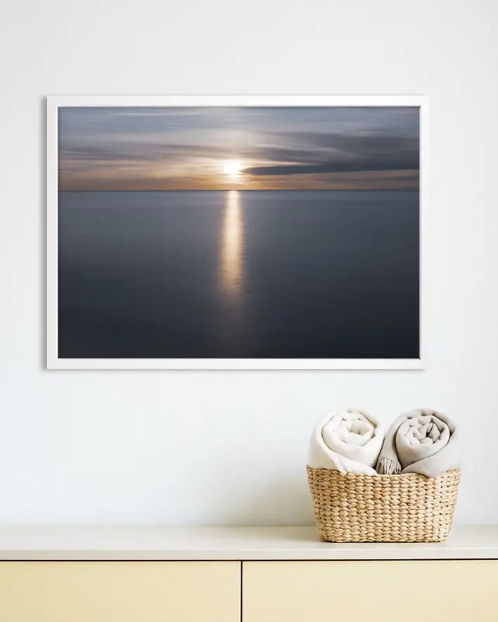 Sonnenkegel auf dem Meer