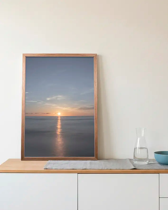 Sonnenstern über dem Meer