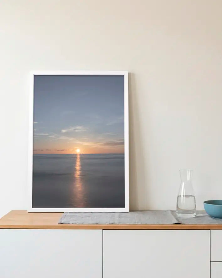 Sonnenstern über dem Meer