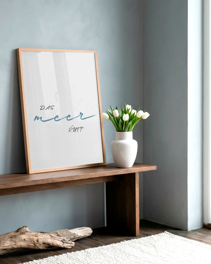 Poster mit nordisch inspiriertenm Sprüchen und Typografien